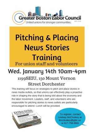 Pitching and Placing news stories Training web