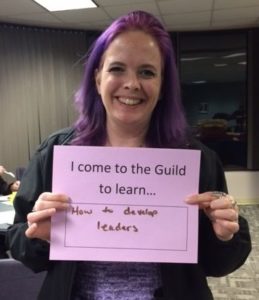 Gayle McMahon, SEIU 888 I come to the Guild to learn... how to develop leaders.