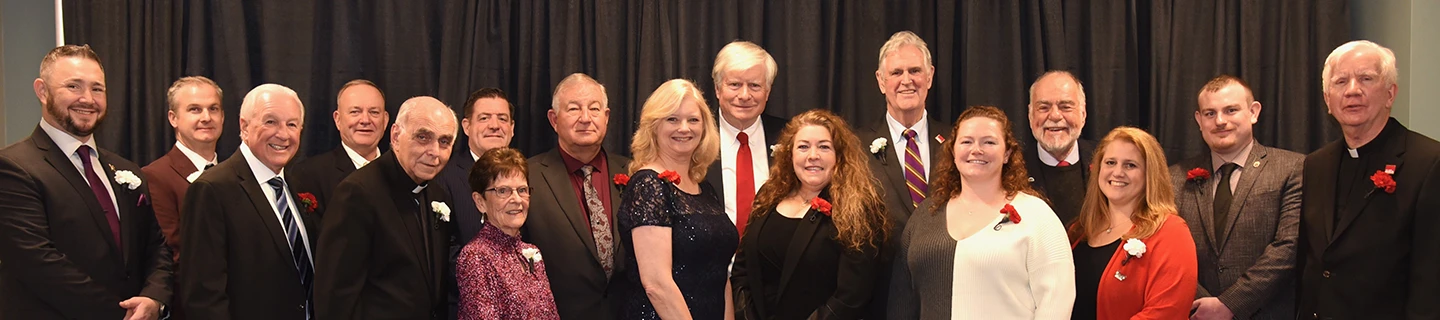 2023 Labor Guild Executive board posing for a photo at the Cushing-Gavin Award Dinner