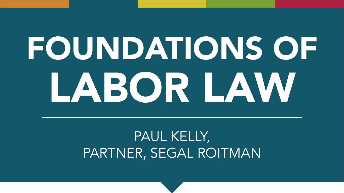 Foundations of Labor Law Class Image