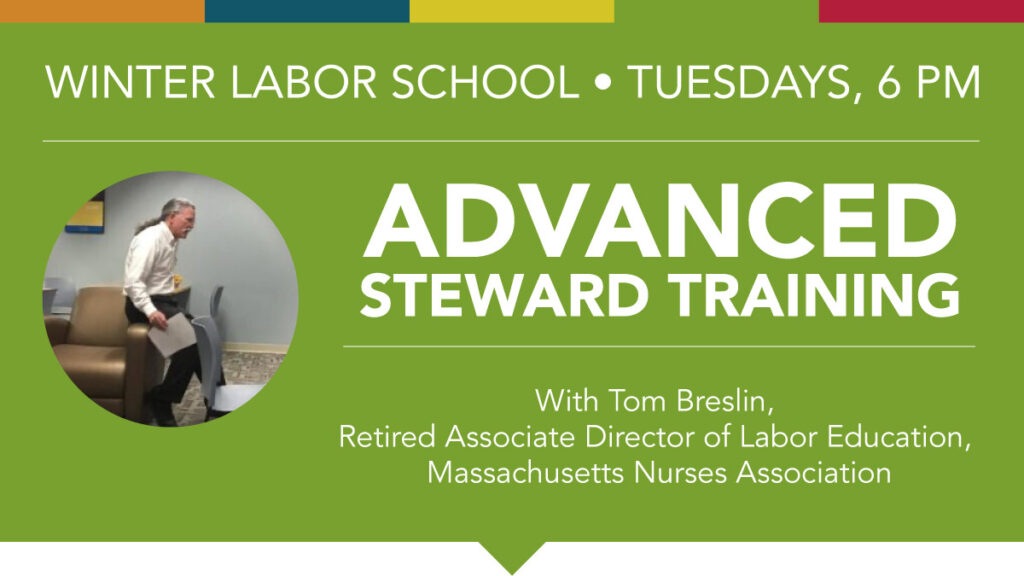 Advanced Steward Training with Tom Breslin