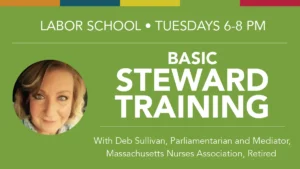 Basic Steward Training with Deb Sullivan