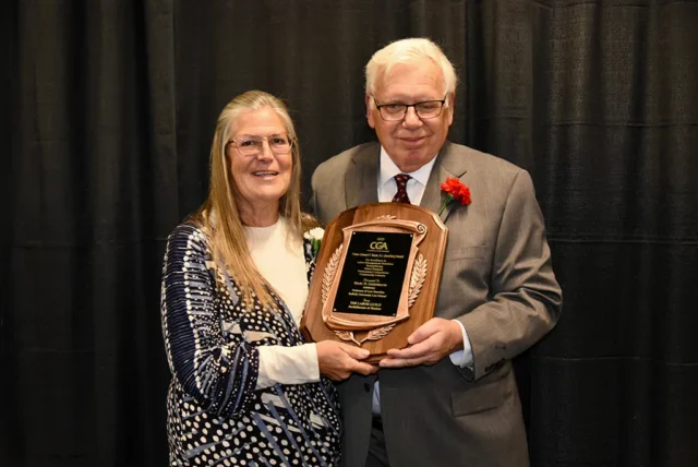 Awardee Marc Greenbaum and his wife Linda
