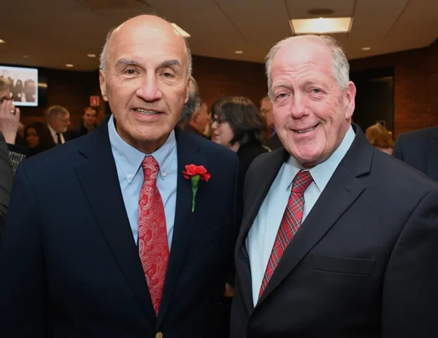 Gerry Gomez FMCS Retired and Harry Brett Jr. International Representative UA