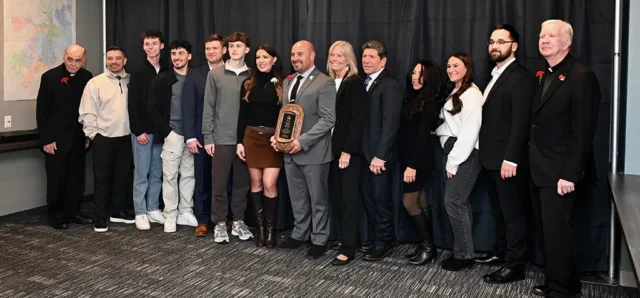 Msg. J. Bryan Hehir, Lou Antonellis and Family, Rev. Marc Fallon