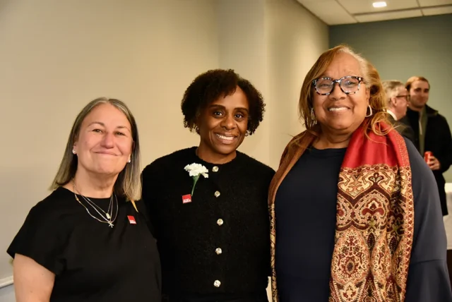 Tammy Tedeschi, Tonia King and Shirley Thompson, MNA